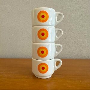 Vintage - Richard Ginori - Espresso Mug - set of 4 - Italy